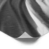 Black & White Lady Vrijheidsbeeld New York Poster (Hoek)