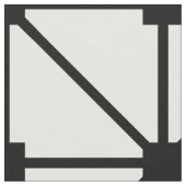 Black White Lattice Patroon Stof (Close Up)