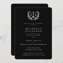 Black+White Law Qualifications Laurel Wreate