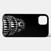 Black White Leaning Tower van Pisa Italië Case-Mate iPhone Case (Achterkant (horizontaal))