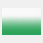 Black White Limoen en Kelly Green Ombre Mix Inpakpapier Vel (Voorkant 2)