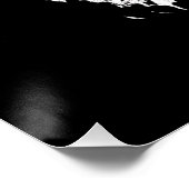 Black White Lion - Animal Pop Art Perfect Poster (Hoek)