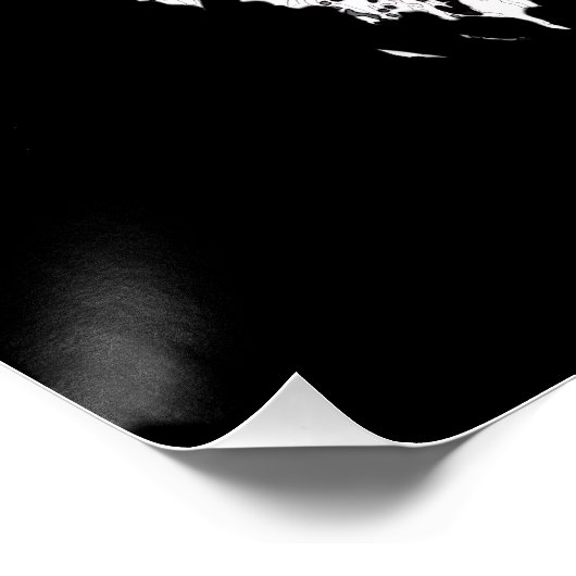 Black White Lion - Animal Pop Art Perfect Poster (Hoek)