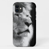 Black White Lion Case-Mate iPhone Case (Achterkant)