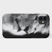 Black White Lion Case-Mate iPhone Case (Achterkant (horizontaal))