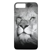 Black & White Lion iPhone 7 Plus Hoesje (Achterkant)
