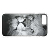 Black & White Lion iPhone 7 Plus Hoesje (Achterkant (Horizontaal))