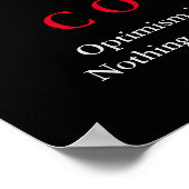 Black & White Lion Motivational Confidence Quote Poster (Hoek)