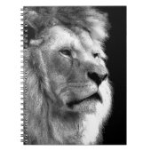 Black White Lion Notitieboek (Voorkant)