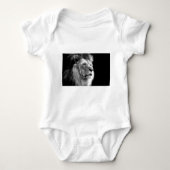 Black White Lion Romper (Voorkant)