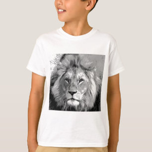 Black White Lion T-shirt
