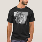 Black White Lion T-shirt (Voorkant)