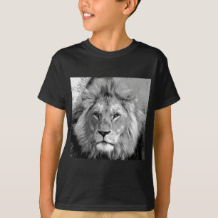 Black White Lion T-shirt