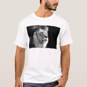 Black White Lion T-shirt (Voorkant)
