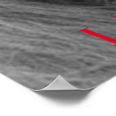 Black & White Lion Uniek Motivatie leiderschap Poster (Hoek)