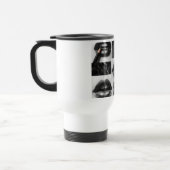 Black & White Lips Collage Travel Mug – Coffee Cup Reisbeker (Links)