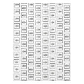 Black White Logo Zakelijke promotie Tafelkleed (Voorkant)