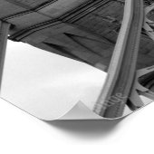 Black White London Tower Bridge Close Poster (Hoek)