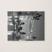 Black White London Tower Bridge Legpuzzel (Horizontaal)