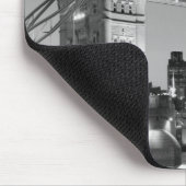 Black White London Tower Bridge Muismat (Hoek)