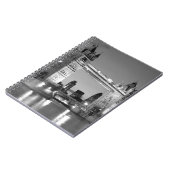 Black White London Tower Bridge Notitieboek (Linkerzijde)