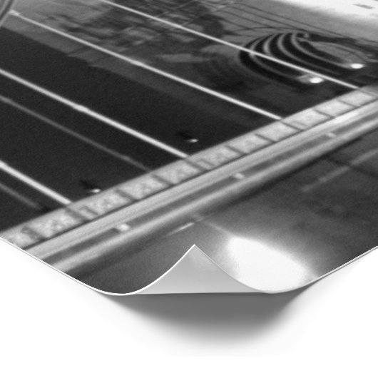 Black White London Tower Bridge Poster (Hoek)