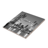 Black White London Tower Bridge Tegeltje (Zijkant)