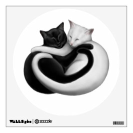 Black & White Love Cats Wall Decline
