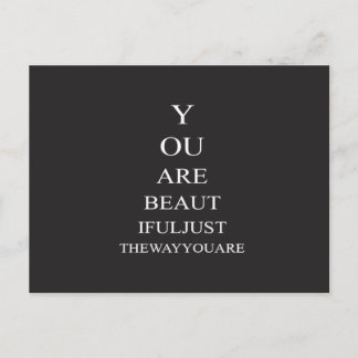 Black White Love Inspirerend Quote Briefkaart