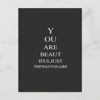 Black White Love Inspirerend Quote Briefkaart