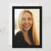 Black White Marble Law School Graduparty Kaart (Achterkant)