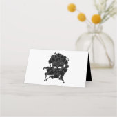 Black & White Masquerade Ball Fundraiser Gala Plaatskaartje (Achterkant)