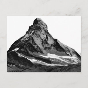Black & White Matterhorn North Face Briefkaart