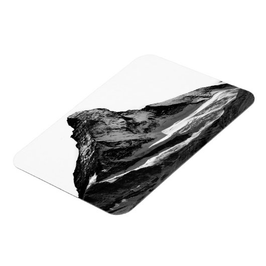 Black & White Matterhorn North Face Magneet (Linkerzijde)