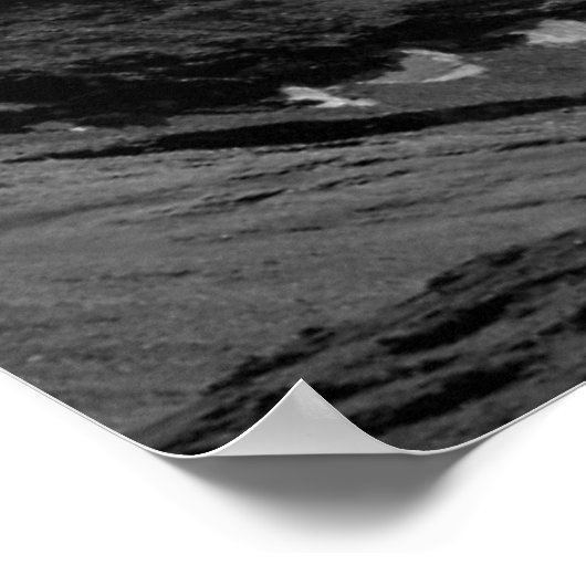 Black & White Matterhorn North Face Poster (Hoek)