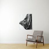 Black & White Matterhorn North Face Wandkleed (In situ)