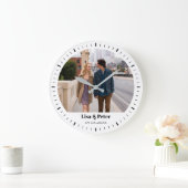 Black & White Minimal Valentine Wedding Grote Klok (Huis)