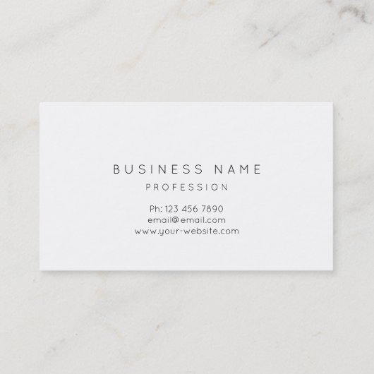 Black White Minimalism Professional Gold Abstract Visitekaartje (Achterkant)