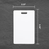 Black White Minimalist Bedrijf Logo Medewerker ID Badge