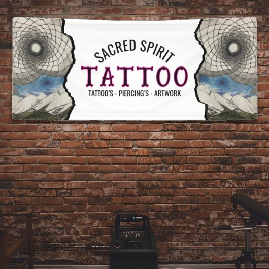 Black & White Modern Text 2 Photo Business Name Spandoek