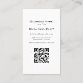 Black & White Motherboard Swirl • Custom Editable  Visitekaartje (Achterkant)