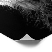 Black White Motivatie Leadership Quote Lion Poster (Hoek)