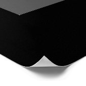 Black White Motivatie Leadership Tiger Poster (Hoek)