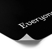 Black White Motivatie Succes Dream Basketball Poster (Hoek)