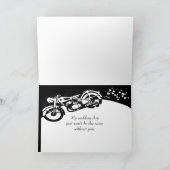 Black White Motorcycle Custom Matron of Honor (Binnen)