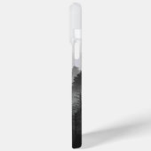 Black & White Mountain Forest Landschap Minimalist Case-Mate iPhone Case (Achterkant / Links)