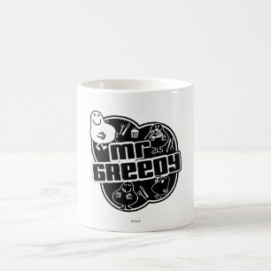 Black & White Mr Greedy Koffiemok