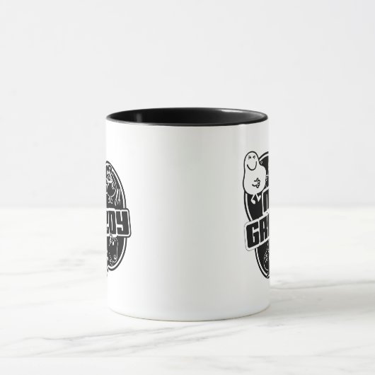 Black & White Mr Greedy Mok (Midden)