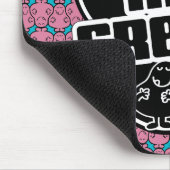 Black & White Mr Greedy Muismat (Hoek)