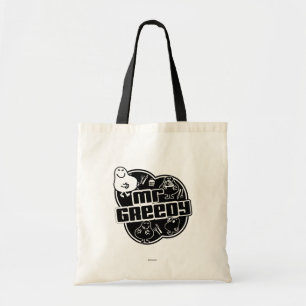 Black & White Mr Greedy Tote Bag